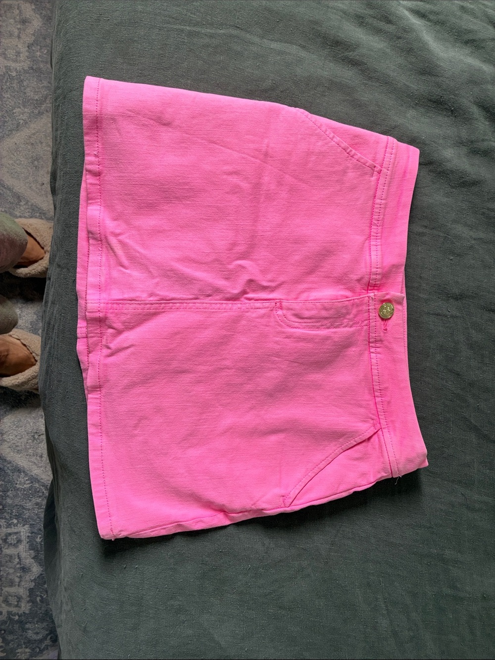 Lilly Pulitzer Neon Pink Cotton Skort